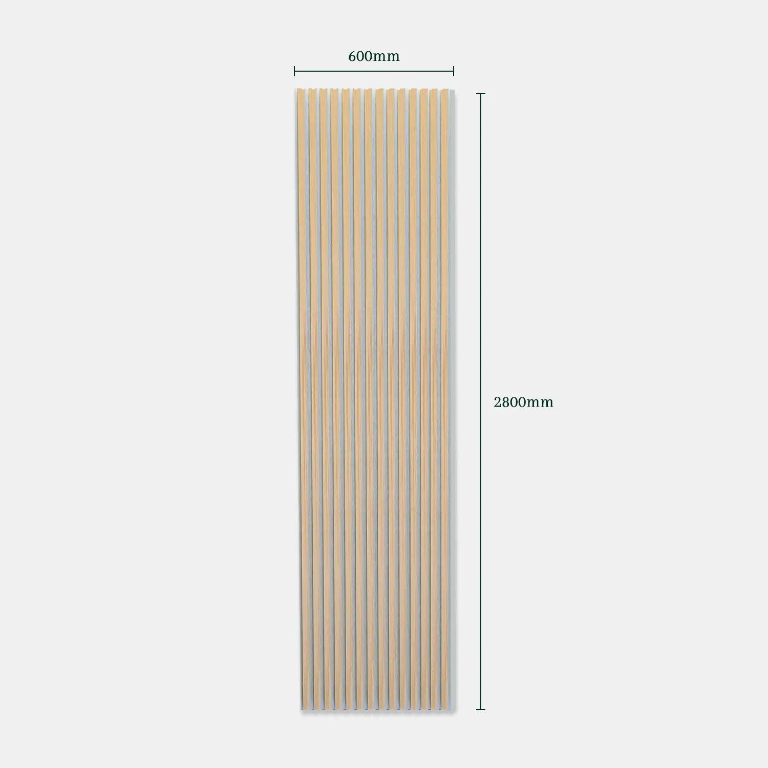 Natural Oak | White Backing - Delacopanels